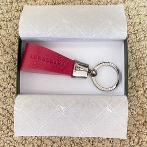 Longchamp Madeleine Key Ring (NIB)
